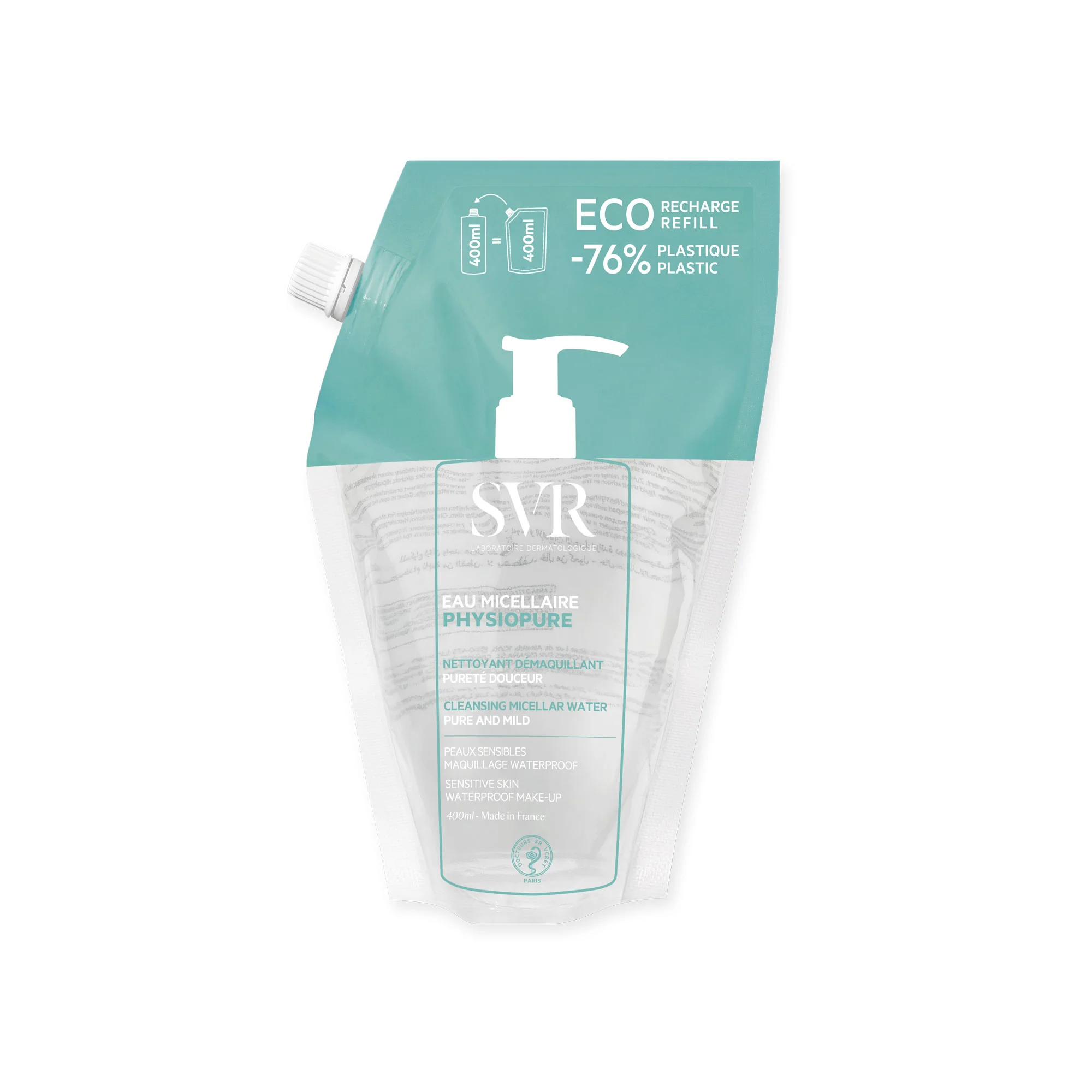 PHYSIOPURE Eau Micellaire + Recharge 400ML Zestaw - Image 3